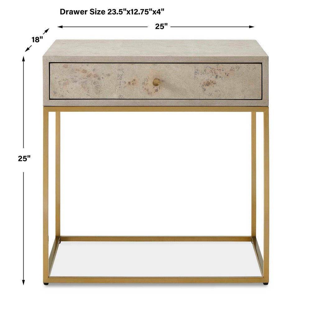 Uttermost Pembrook Light Washed Side Table UT-50174
