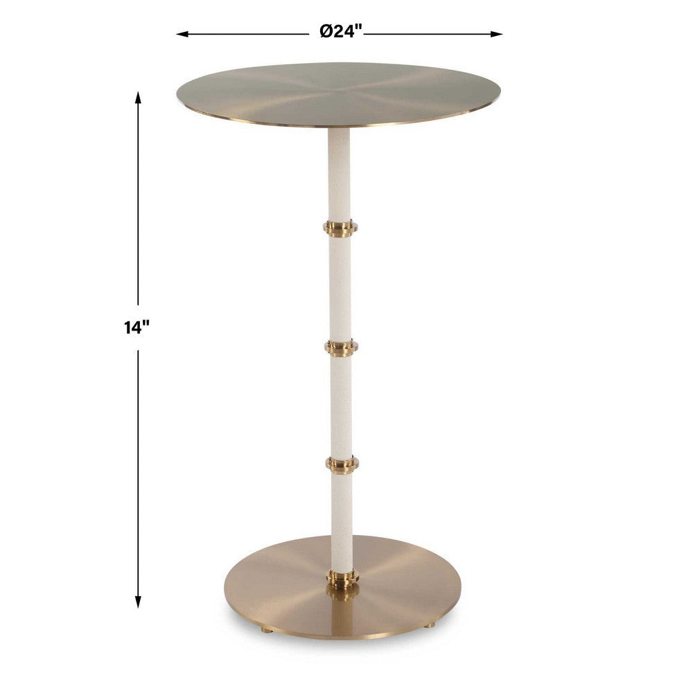 Uttermost Cyprus Brass Accent Table UT-50181