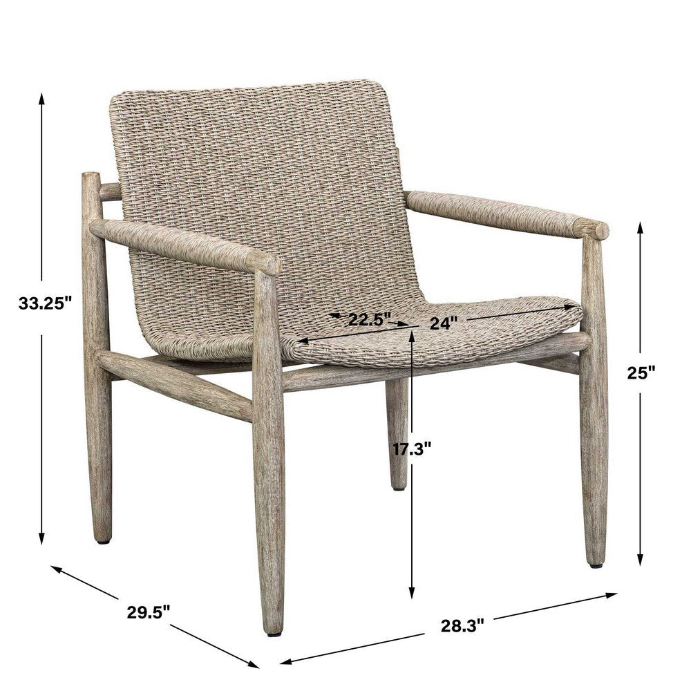 Uttermost Sumba Wicker Outdoor Lounge Chair UT-50183