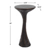Uttermost Milan Outdoor Dark Bronze Drink Table UT-50188