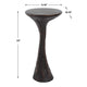 Uttermost Milan Outdoor Dark Bronze Drink Table UT-50188