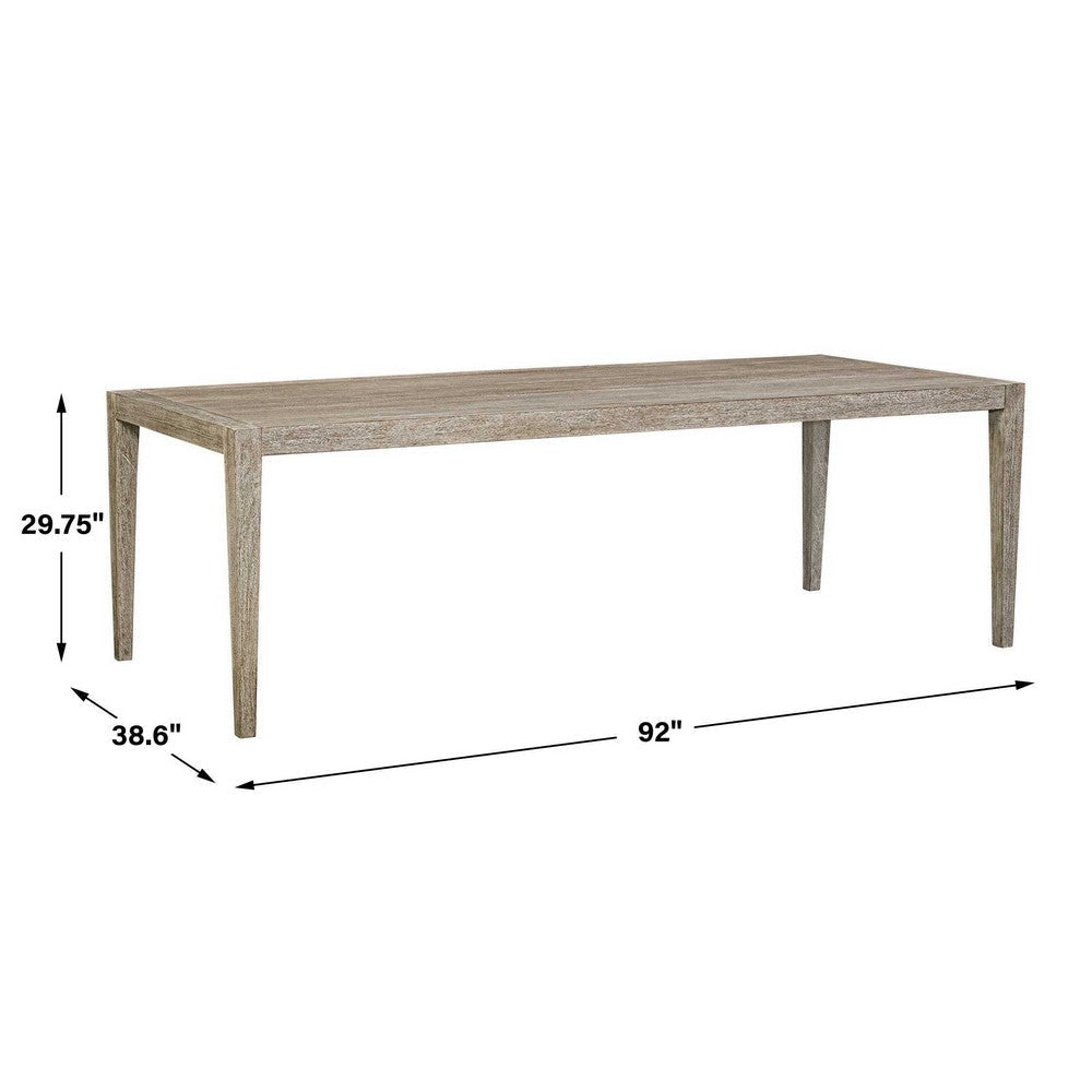 Uttermost Kirkham Wooden Outdoor Dining Table UT-50189