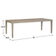 Uttermost Kirkham Wooden Outdoor Dining Table UT-50189
