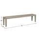 Uttermost Kirkham Wooden Outdoor Bench UT-50190