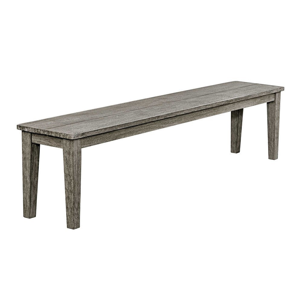 Uttermost Forsyth Dark Gray Outdoor Bench