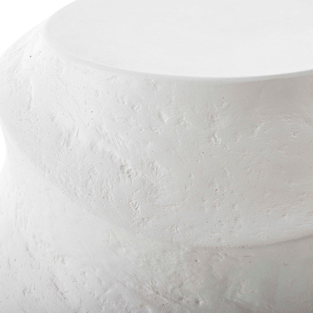 Uttermost Winded Outdoor White Accent Table UT-50201