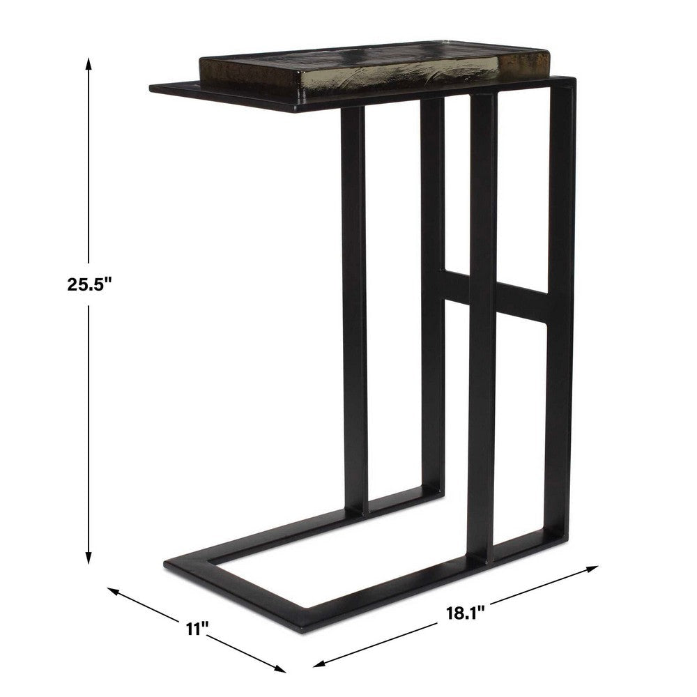 Uttermost Soma Black Accent Table UT-50203