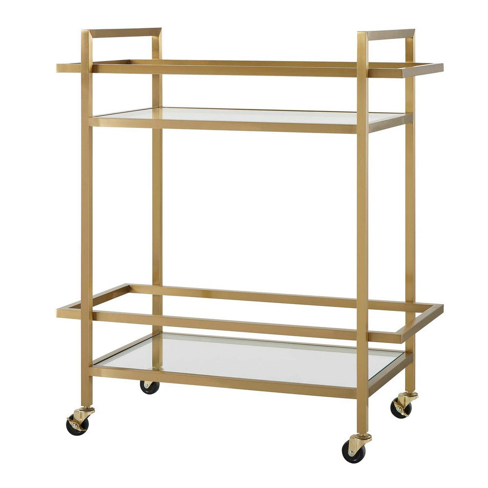 Uttermost Erena Brass Bar Cart UT-50205