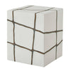 Uttermost Rocklyn White Cube Garden Stool UT-50207