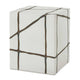 Uttermost Rocklyn White Cube Garden Stool UT-50207