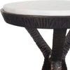 Uttermost Tilton White Marble Accent Table UT-50214