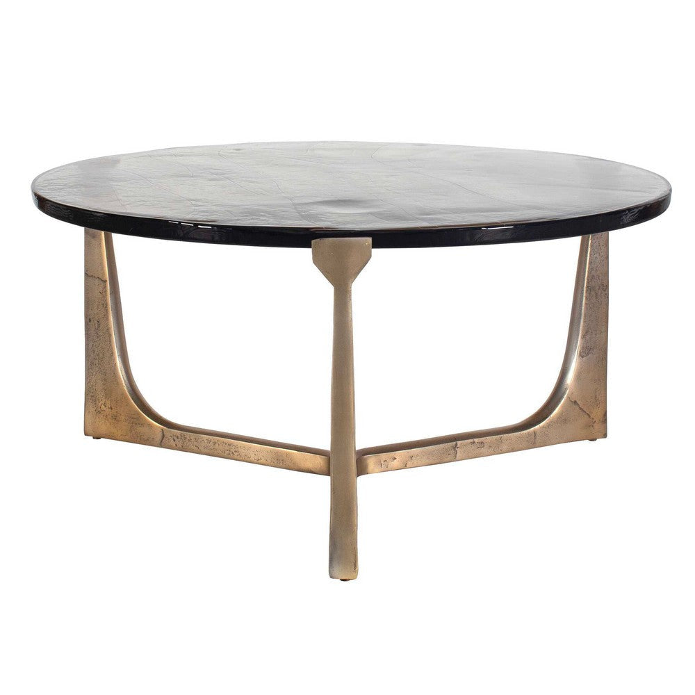 Uttermost Bohdi Outdoor Brass Coffee Table UT-50215
