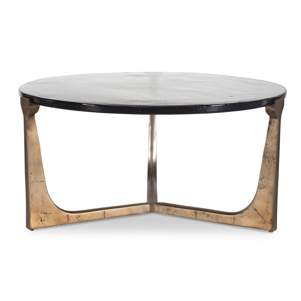 Uttermost Bohdi Outdoor Brass Coffee Table
