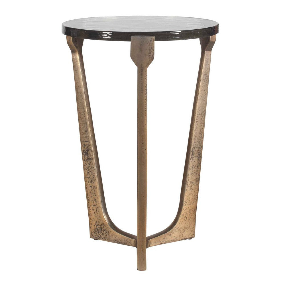 Uttermost Bohdi Outdoor Brass Accent Table UT-50216