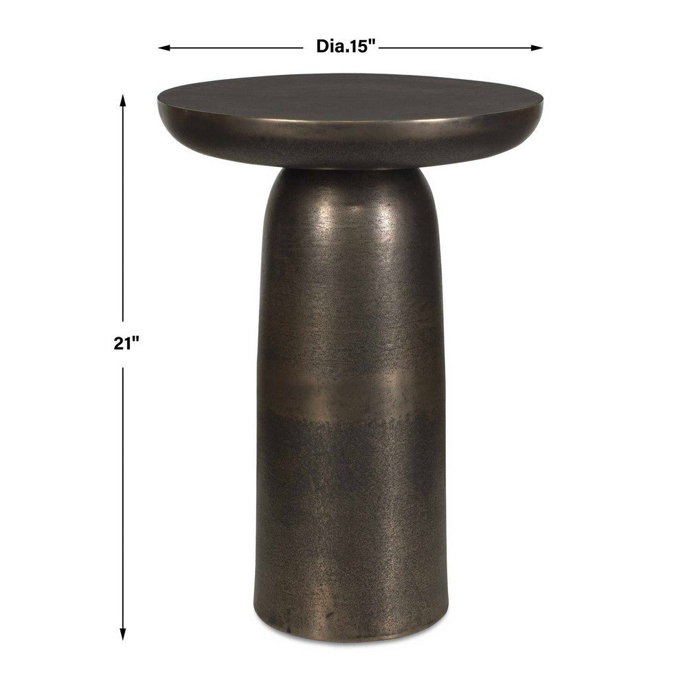 Uttermost Joppa Dark Bronze Outdoor Accent Table UT-50217