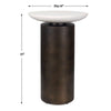 Uttermost Olso Bronze Outdoor Accent Table UT-50218