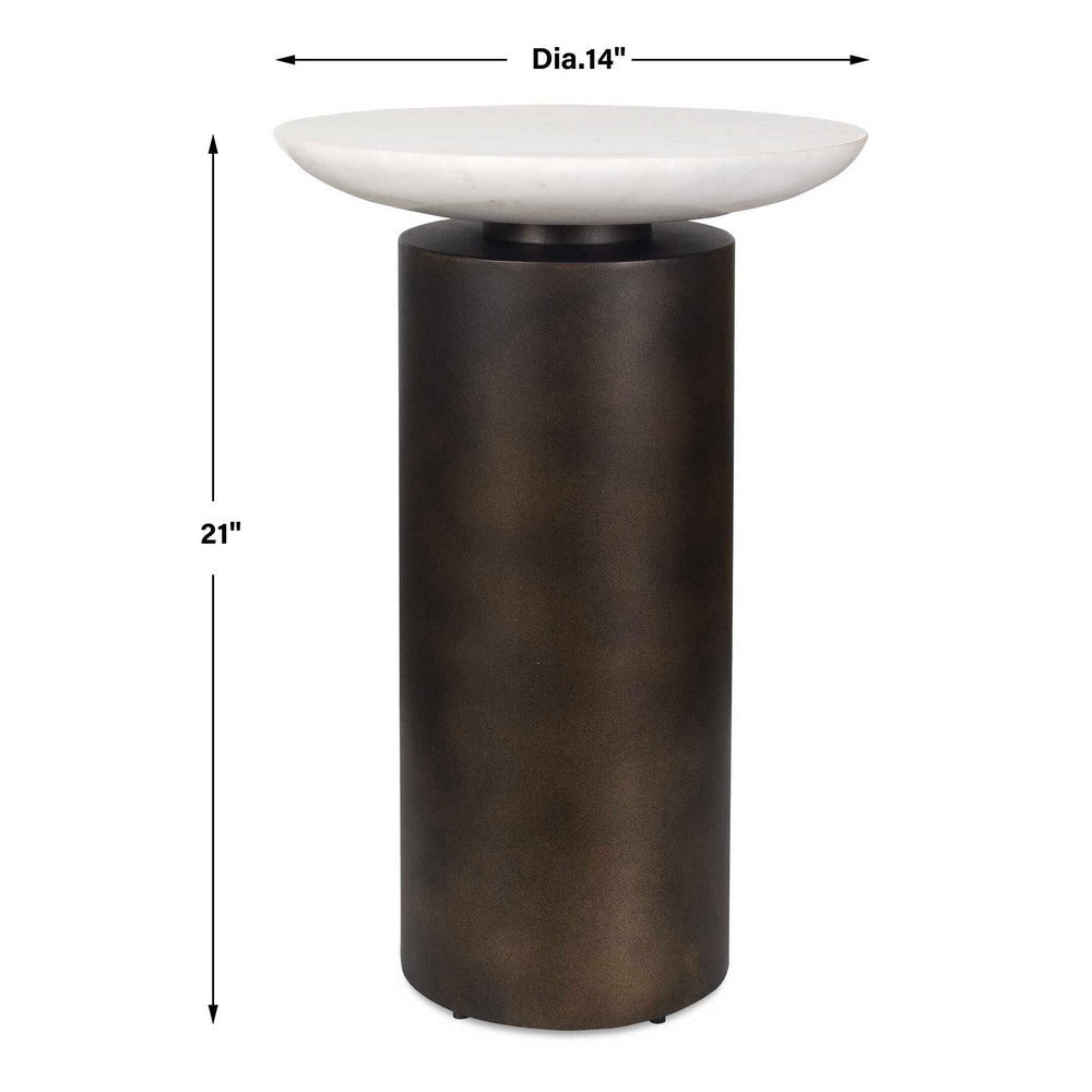 Uttermost Olso Bronze Outdoor Accent Table UT-50218