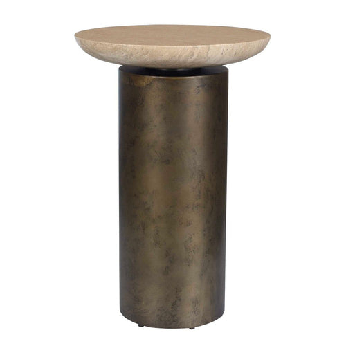 Uttermost Oslo Brass Outdoor Accent Table
