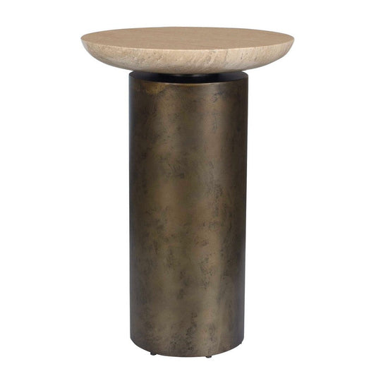 Uttermost Oslo Brass Outdoor Accent Table