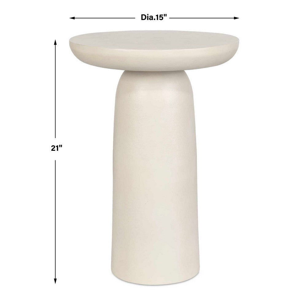 Uttermost Joppa White Outdoor Accent Table UT-50225