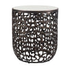 Uttermost Sabena White Marble Outdoor Side Table UT-50227