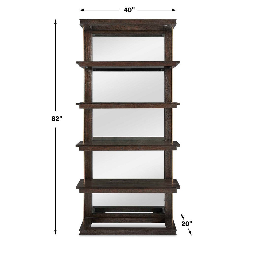 Uttermost Kai Dark Walnut Etagere UT-50229