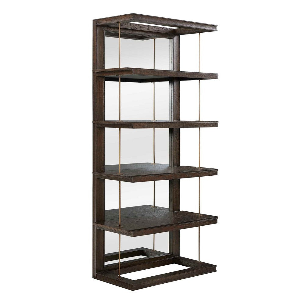 Uttermost Kai Dark Walnut Etagere UT-50229