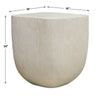 Uttermost Alma Concrete Outdoor Side Table