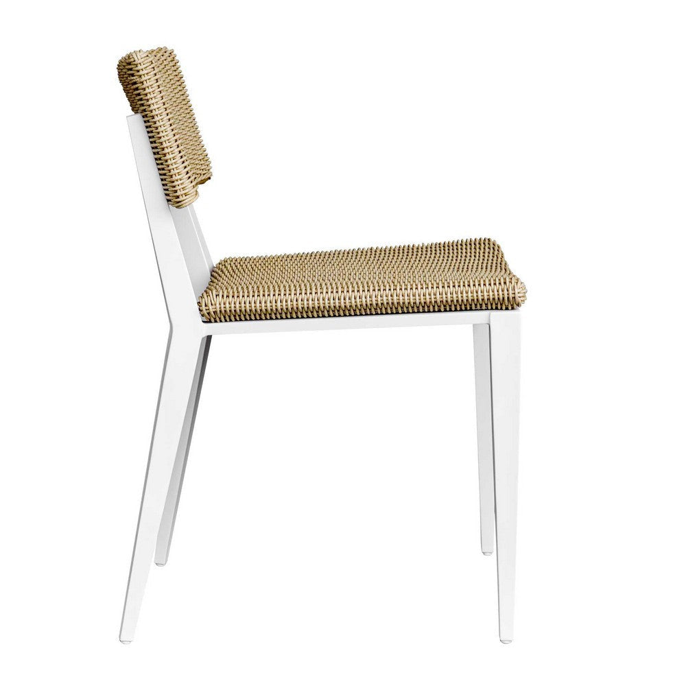 Uttermost Calbas White Outdoor Dining Chair