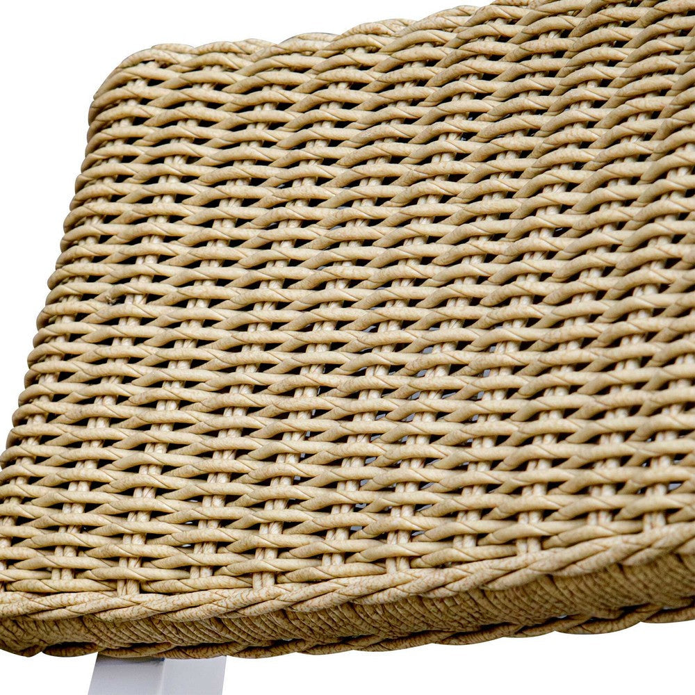 Uttermost Calbas White Outdoor Bar Stool