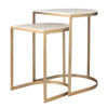 Uttermost Lindon Travertine Nesting Tables Set/2