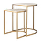 Uttermost Lindon Travertine Nesting Tables Set/2