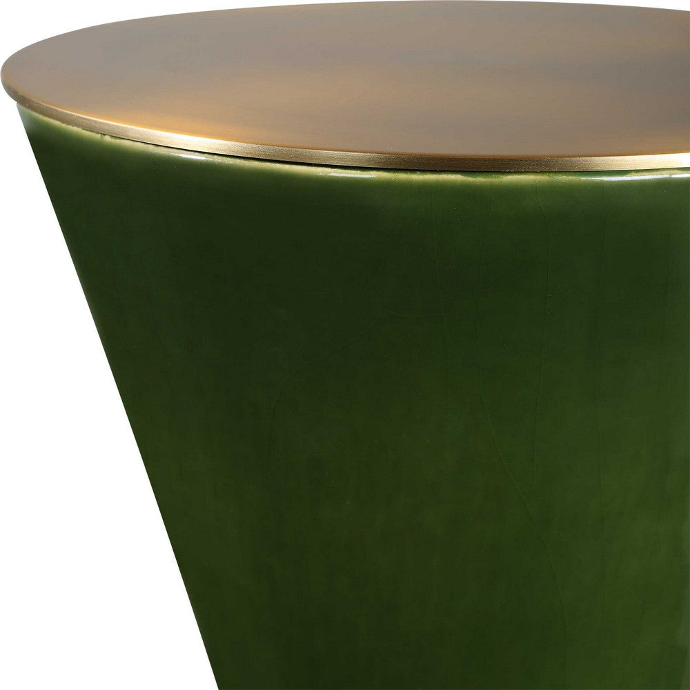 Uttermost Ronde Jade Green Drink Table UT-50247
