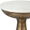 Uttermost Torin Marble & Brass Drink Table UT-50250