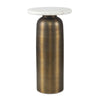 Uttermost Reiss Marble & Brass Drink Table UT-50251
