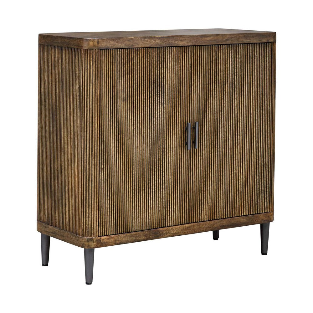 Uttermost Pinstripe Tambour 2 Door Cabinet UT-50256