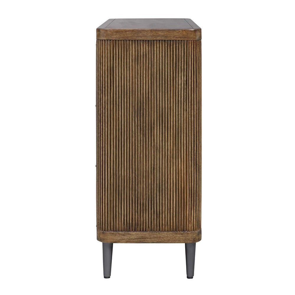 Uttermost Pinstripe Tambour 2 Door Cabinet UT-50256