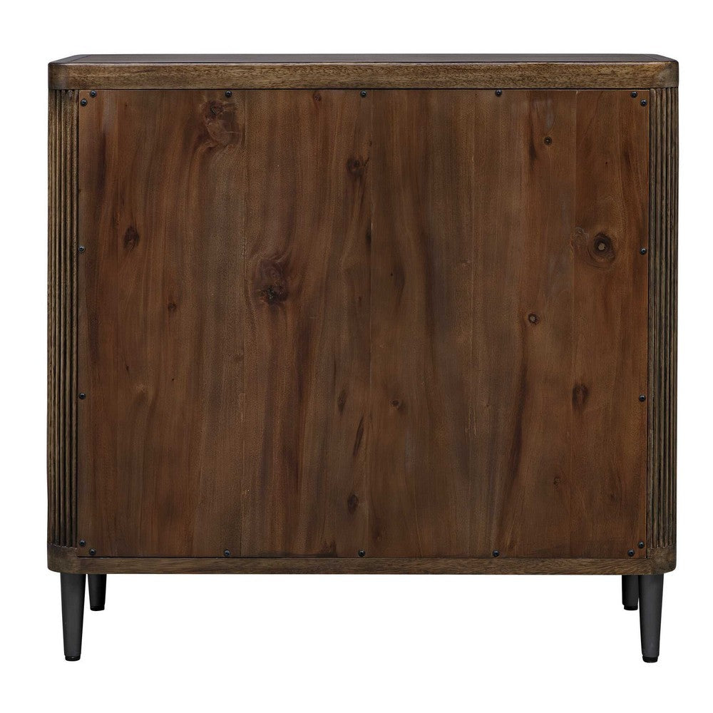Uttermost Pinstripe Tambour 2 Door Cabinet