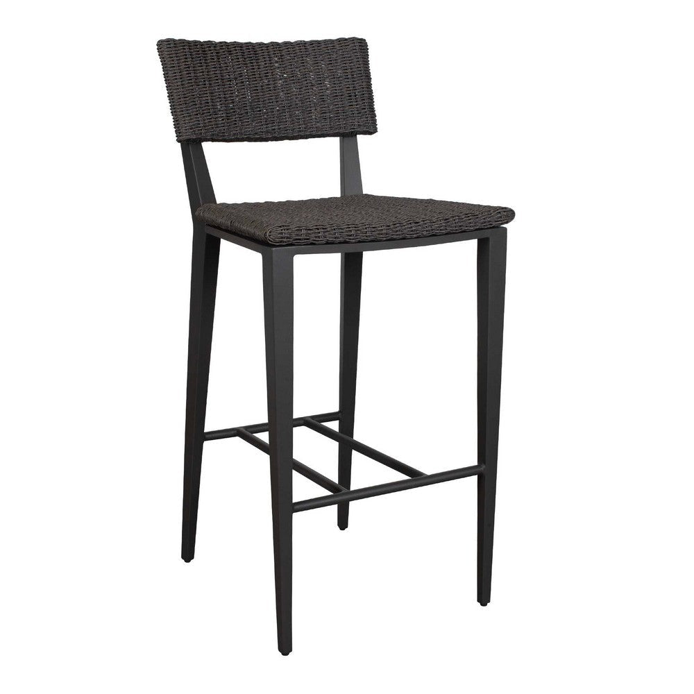 Uttermost Calbas Java Outdoor Bar Stool
