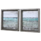 Uttermost Aqua Horizon Framed Prints Set/2 By Casagear Home UT-51114