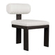 Uttermost Bolster Back White Outdoor Dining Chair