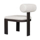 Uttermost Bolster Back White Outdoor Dining Chair
