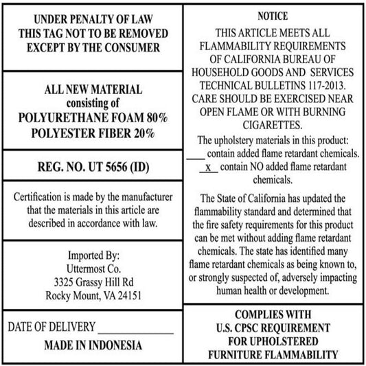 Uttermost Bolster Back White Outdoor Corner Sofa