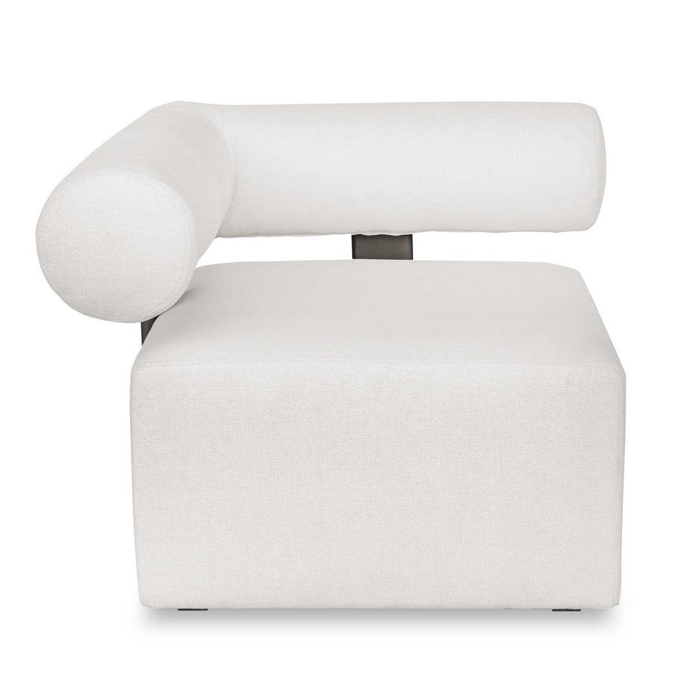 Uttermost Bolster Back White Outdoor Corner Sofa UT-53033