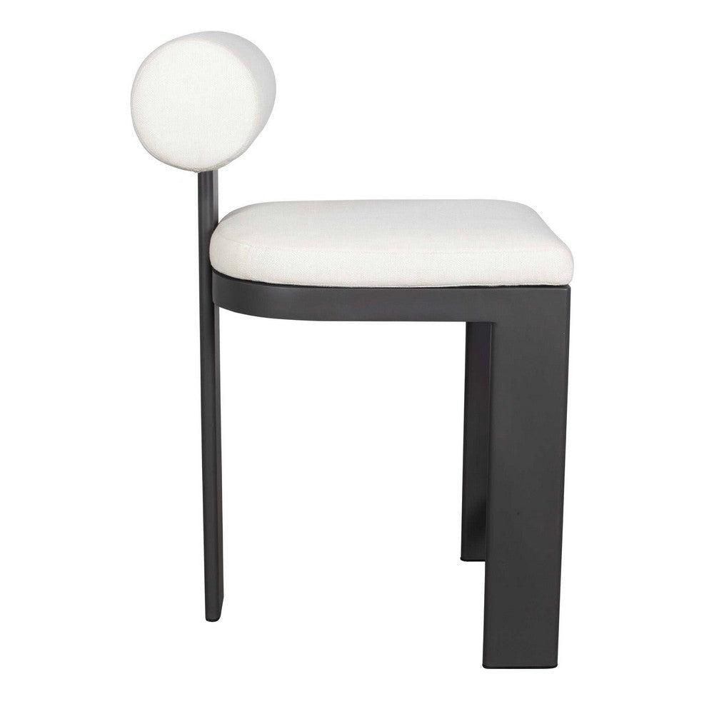 Uttermost Bolster Back White Outdoor Counter Stool UT-53045