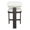 Uttermost Bolster Back White Outdoor Counter Stool UT-53045