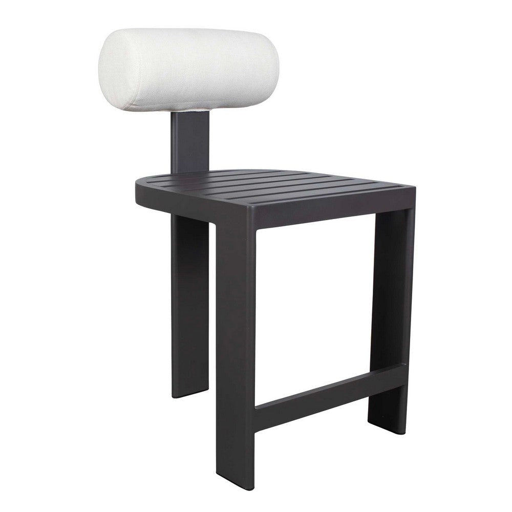 Uttermost Bolster Back White Outdoor Counter Stool UT-53045