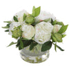 Garden Peony - Bouquet-7 Inches Tall and 10.25 Inches Wide