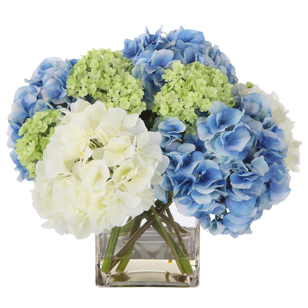Uttermost Providence Hydrangea - Bouquet-12.5 Inches Tall and 16.5 Inches Wide