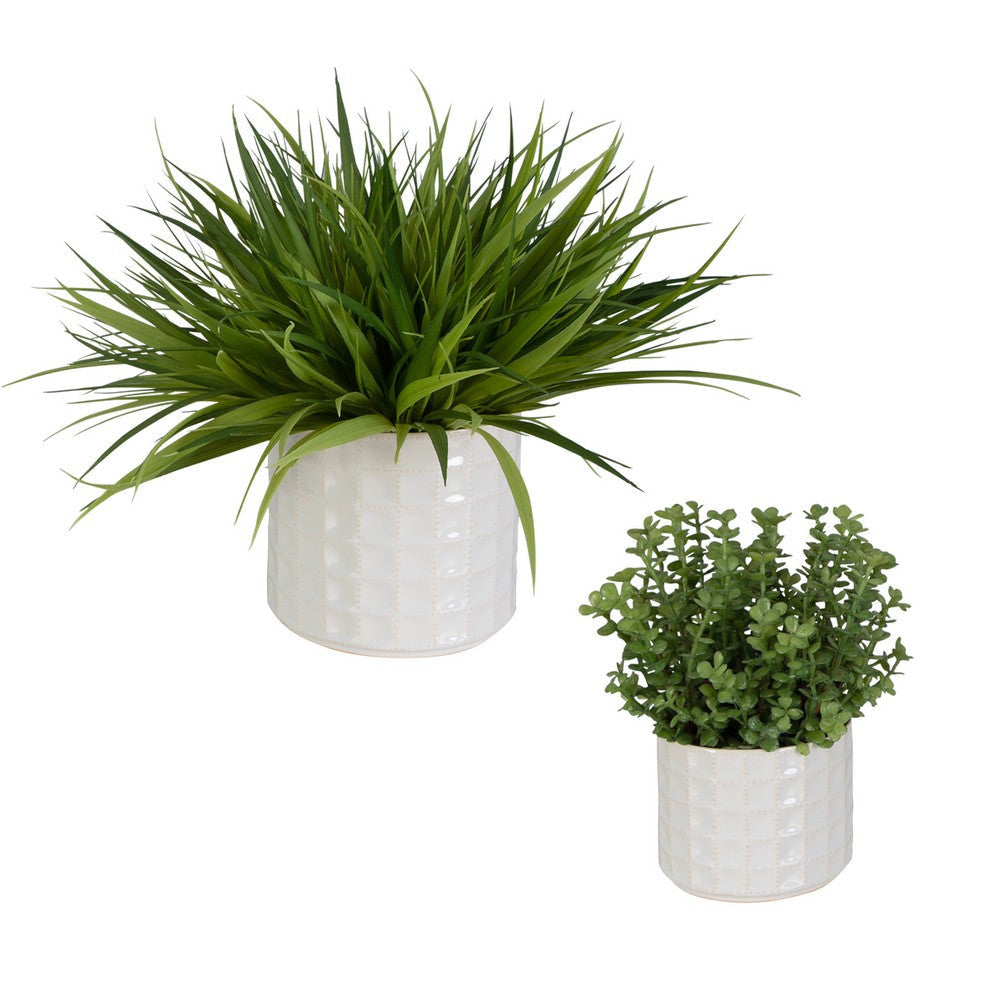 Edgewood - Planter (Set of 2)-14 Inches Tall and 18 Inches Wide